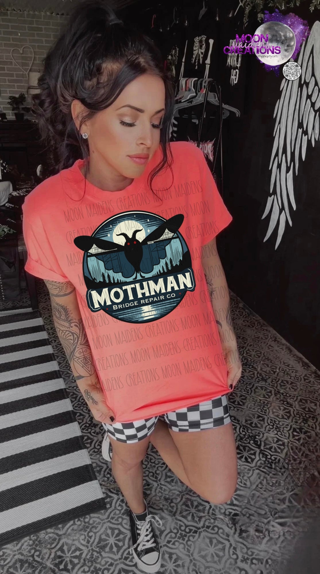 Mothman bridge repair T shirt