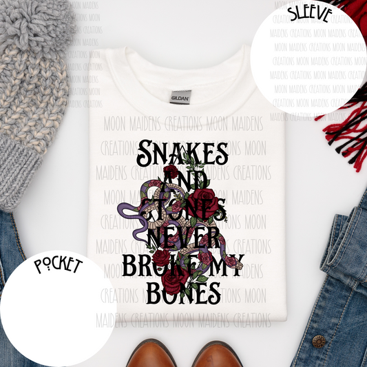 Snakes and stones color long sleeve